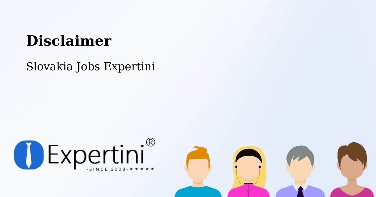 Disclaimer – Šamorín - Slovakia Jobs Expertini